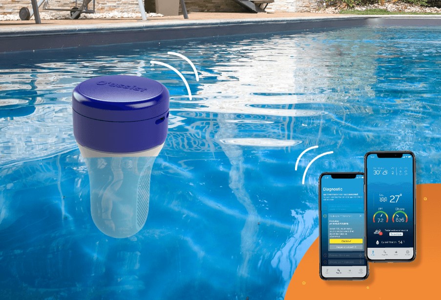 L'Aqui'Connect, un flotteur connecté qui permet de contrôler votre eau, même à distance.